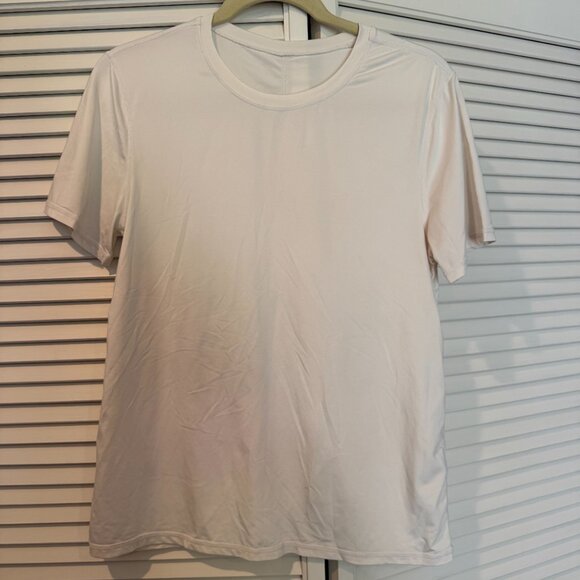 Fabletics 24-7 Tee in Cream Size M - Picture 2 of 3